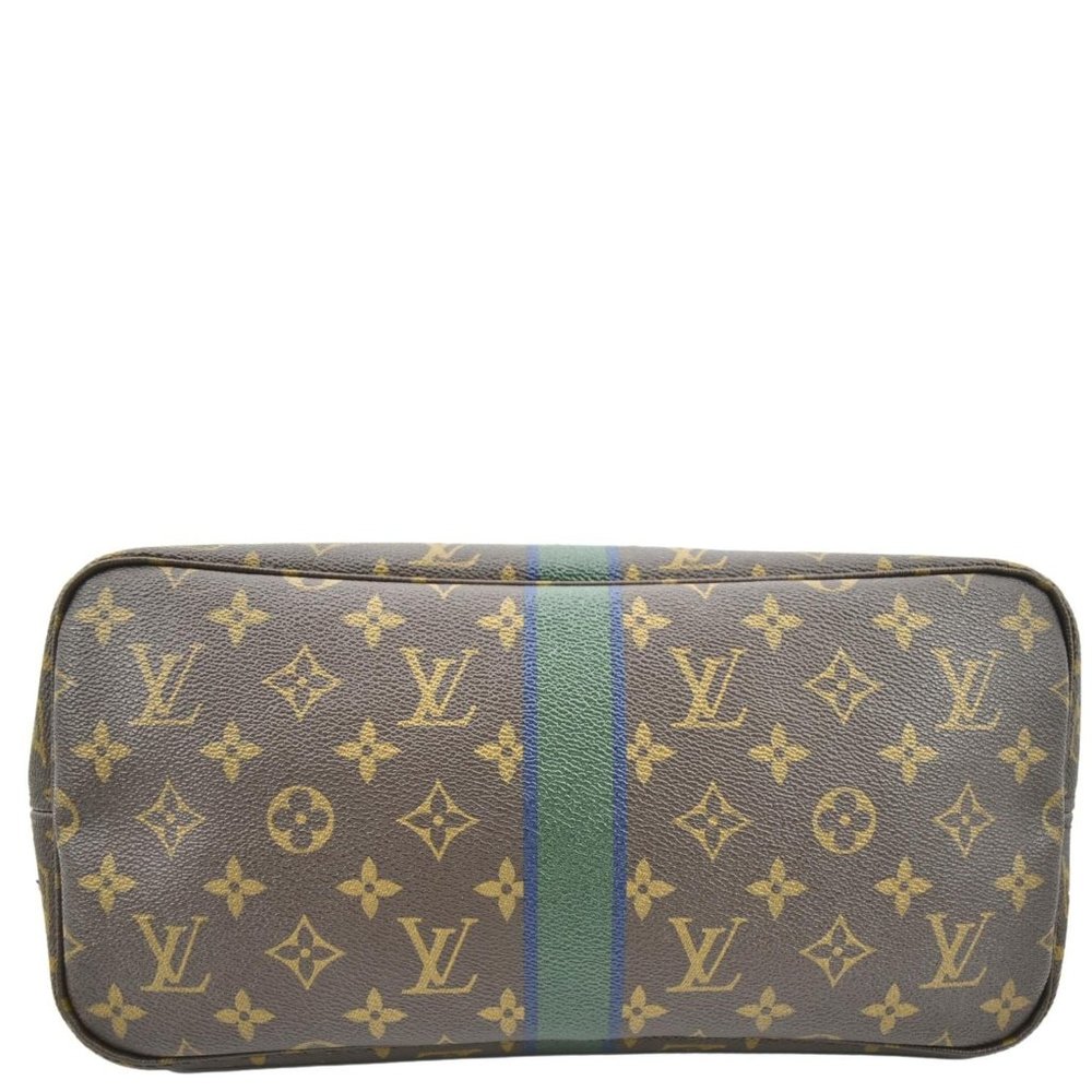 LOUIS VUITTON Neverfull My LV Heritage Monogram Canvas Tote Bag Brown - Picture 7 of 12